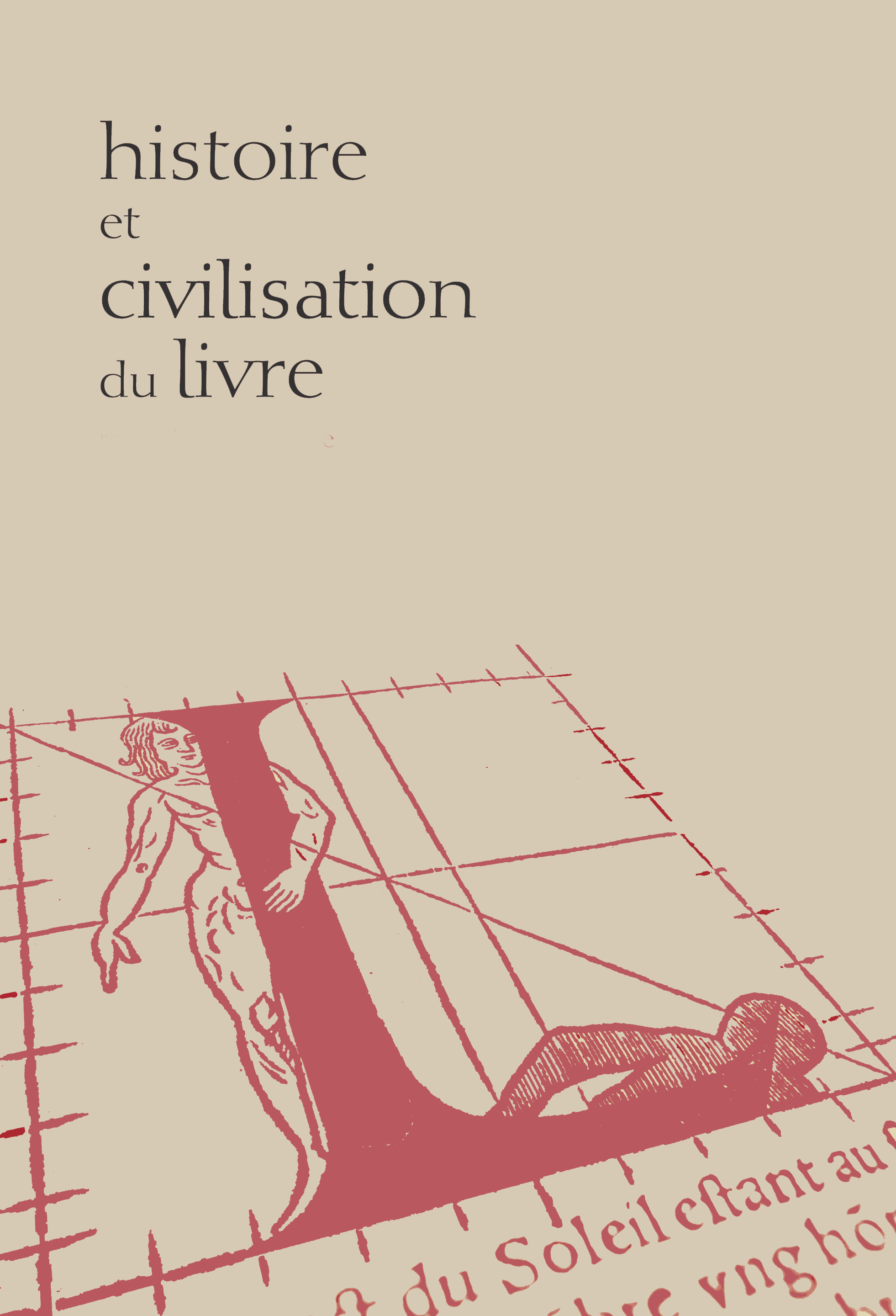 Histoire et civilisation du livre - Revue internationale