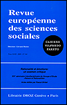 Revue européenne des sciences sociales, 1963 -> AAAA-3 ans