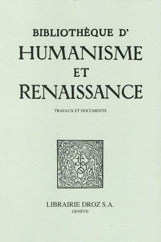 Bibliothèque d'Humanisme et Renaissance